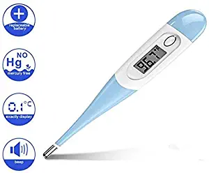 Thermometer - Thermometer for Adults - Oral Thermometer - Thermometer for Fever - themometers for Adults - Quick 10-30 Sec Oral Rectal Armpit Underarm Baby Infant Kid Babies Pet
