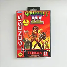 Game Card Gauntlet IV - USA Cover With Retail Box 16 Bit MD Game Card for Sega Megadrive Genesis Video Game Console