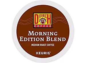 Diedrich, Morning Edition Blend, Single-Serve Keurig K-Cup Pods, Medium Roast Coffee, 144 Count (6 Boxes of 24 Pods)