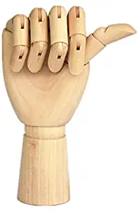 Wood Artist Drawing Manikin Articulated Mannequin with Wooden Flexible Fingers 10