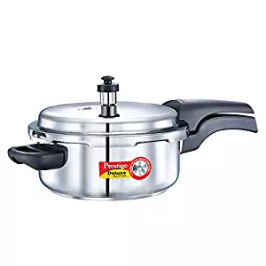 Prestige PRSDA-3L Pressure Cooker, 3 LT, Silver