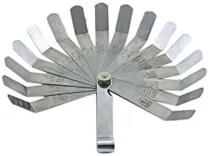OEMTOOLS 25349 Offset Feeler Gauge with 16 Blades | Automotive Repair, Machining, and Woodworking Tool for Exactly Measuring the Gaps Between Two Parts | Rust Resistant