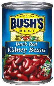 Bush's Best Dark Red Kidney Beans, 16 Oz (Pack of 6)