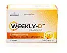 Nivagen Weekly-D Vitamin D3 50,000 IU | for Energy, Bone and Teeth Health, Immune System Support | 12 Vitamin D3 Softgels Cholecalciferol Supplements (12 Week Supply)