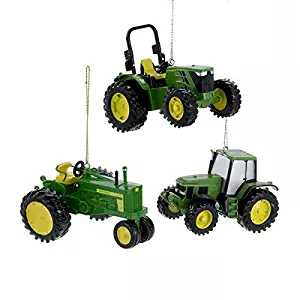 John Deere Tractors Official Licensed Christmas Holiday Ornaments Set of 3