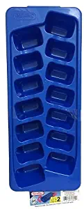 Sterilite 72620024 Blue Stacking/Nesting Ice Cube Trays 2 Count