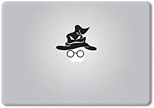 Univers3 Harry Potter Sorting Hat and Glasses VINYL DECAL STICKER FOR MACBOOK / NOTEBOOK / LAPTOP