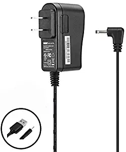 Replacement Home Wall AC Power Adapter Charger + DC USB Charging Cable for RCA 10 Viking Pro RCT6303W87DK RCT6303W87 10.1 Inch RCT6213W87DK RCT6213W87 11.6 Inch Tablet